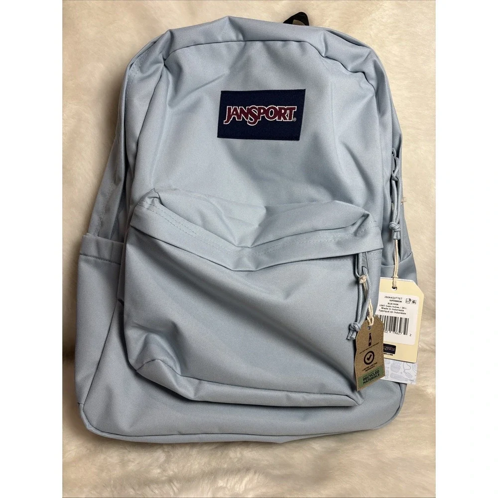 Jansport Superbreak Backpack Blue Dusk Lightweight Premium Backpack NWT